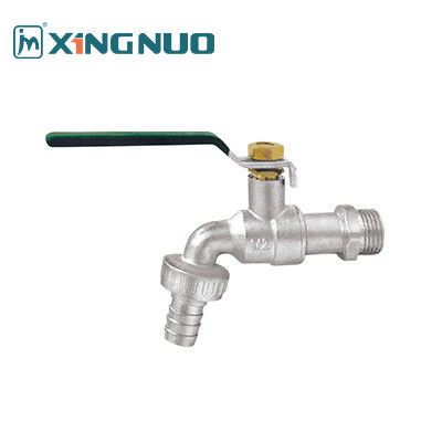 긴 직선 손잡이 남성 스레드 현대 단순성 니켈 당겨 Brass Water Valve Bibcock with Lever Handle