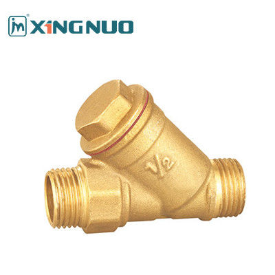 노란색 색상 남성 스레드 ISO228/1 스레드 청동 압력 절감 밸브 온도 조절 최대 200°F
